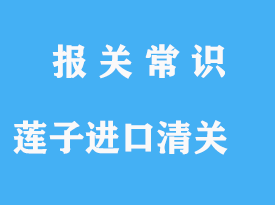 越南蓮子進(jìn)口清關(guān)需要的資料流程