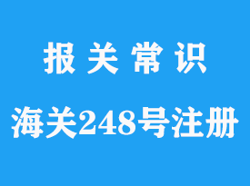 上海進(jìn)口海關(guān)248號(hào)令專業(yè)代辦公司