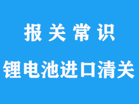 電車鋰電池進(jìn)口報(bào)關(guān)代理機(jī)場(chǎng)大概流程