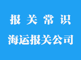 东南亚海运进口报关公司_海运指定报关行