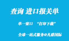 進口報關單平臺查詢及電子打印步驟