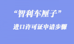 進(jìn)口智利車(chē)?yán)遄由虾?bào)關(guān)許可證申請(qǐng)流程步驟