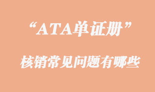 ATA单证册核销常见问题