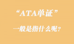 ATA單證冊是指什么