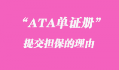 ATA單證冊提交擔保的理由