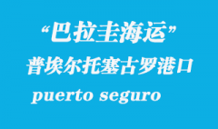 巴拉圭海运：普埃尔托塞古罗（puerto seguro）港口