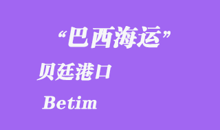 贝廷（Betim）港口