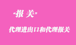 代理進出口和代理報關有哪些區(qū)別