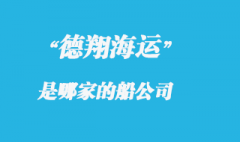 德翔海运是哪的船公司，德翔海运船期查询