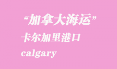 加拿大海运港口：卡尔加里（calgary）港口