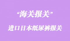 進口日本大王維E紙尿褲報關流程與所需資料