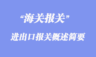 進(jìn)出口報(bào)關(guān)概述簡(jiǎn)要