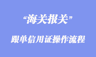 跟单信用证操作流程规范