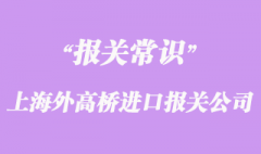 上海外高橋進口報關公司哪家比較專業(yè)?