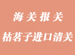 枯茗子进口清关报检清关流程