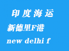 印度海运港口：新德里F港（new delhi f ）