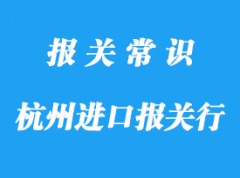 杭州進(jìn)口報(bào)關(guān)代理公司哪家好?專(zhuān)業(yè)進(jìn)口報(bào)關(guān)公司