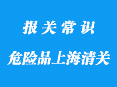 三類危險(xiǎn)品上海海運(yùn)進(jìn)口清關(guān)要點(diǎn)概述