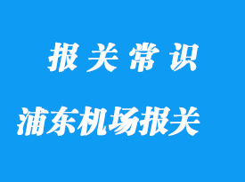 上海浦东机场报关公司哪家好_机场报关行