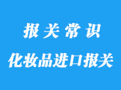 上海化妝品進(jìn)口報(bào)關(guān)代理