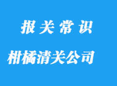 進(jìn)口巴基斯坦柑橘清關(guān)代理公司